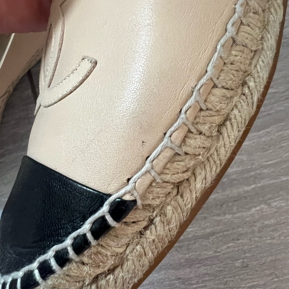 Chanel espadrilles lamb skin leather - Picture 16 of 16